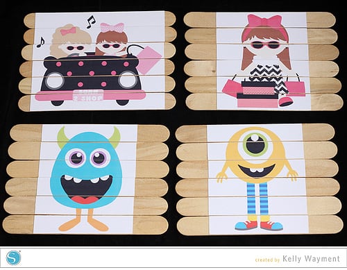Craft Stick Puzzles