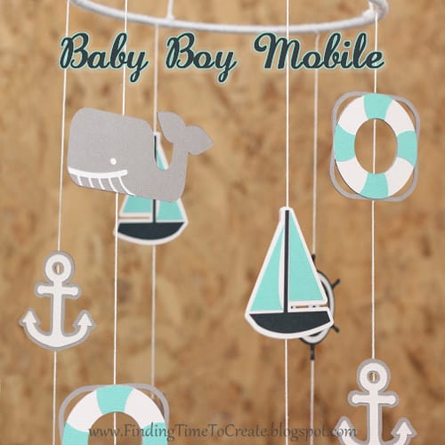 Easy Baby Boy DIY Mobile