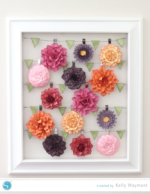 Framed Fall Flowers