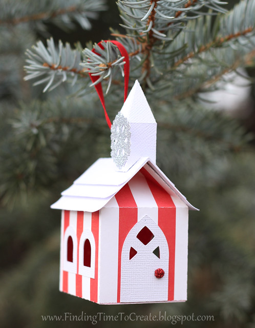 House Ornaments - white trim