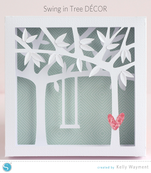 Swing in Tree Decor by Kelly Wayment for Silhouette