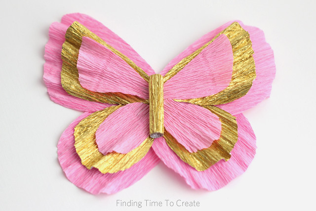 Italian Crepe Paper butterfly
