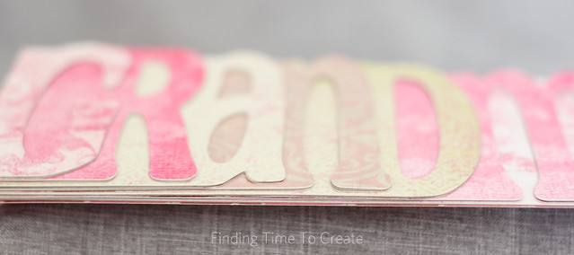 Grandma Album Assembly - layers detail 1