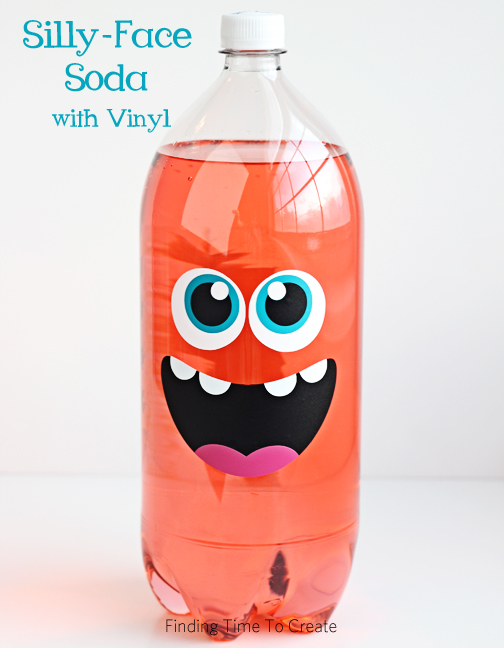 Silly-Face Soda made with Vinyl_Finding Time To Create