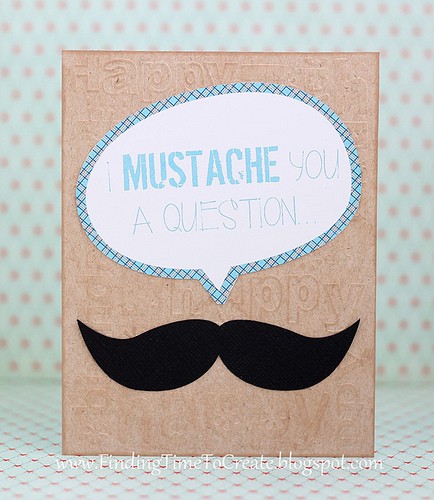 Mustache Card