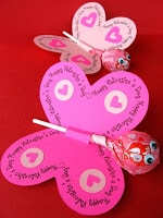 Tutorial:  Butterfly Valentine Suckers