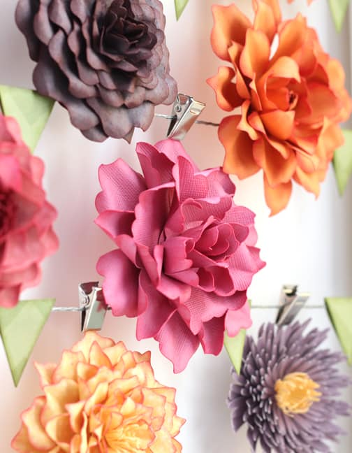 Fall Flowers and Nesting Tutorial - Finding Time To Create