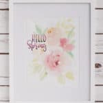 Watercolor Decor with Foil - Tutorial by Finding Time To Create