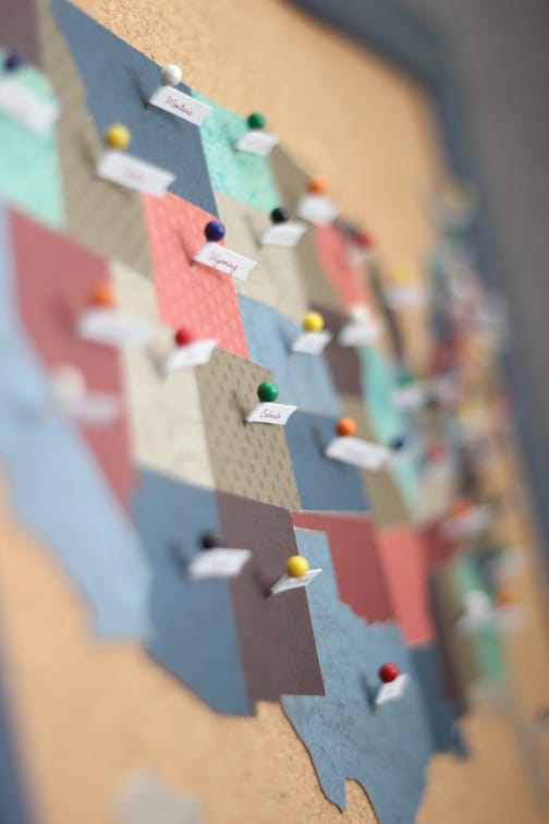 Map Decor - Finding Time To Create