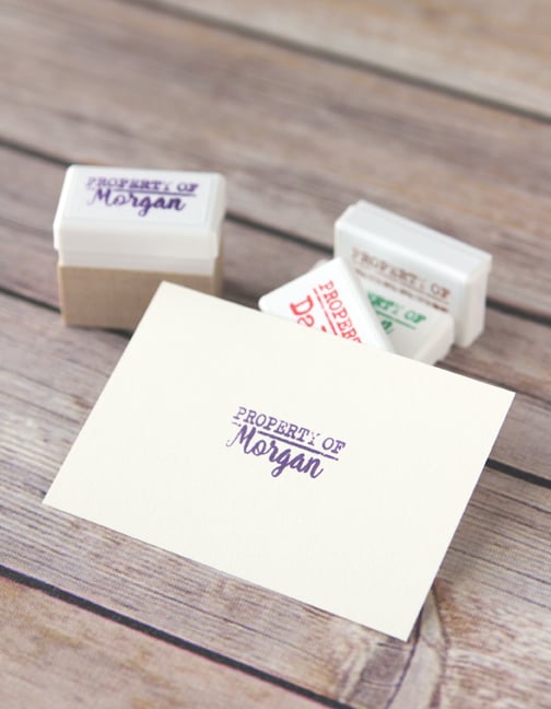 Property of | Mint Kids Stamps