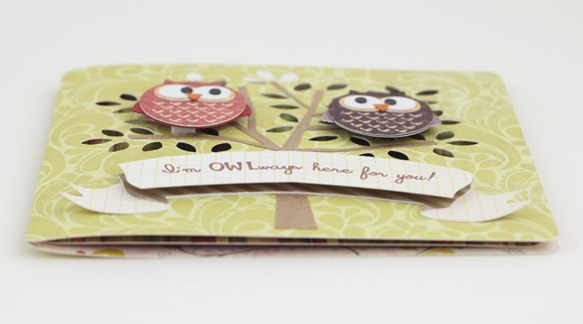 Owl Card - Finding Time To Create