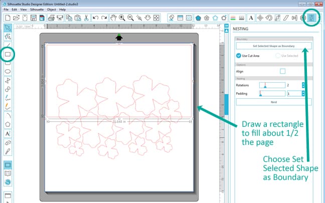 Fall Flowers and Nesting Tutorial - Finding Time To Create