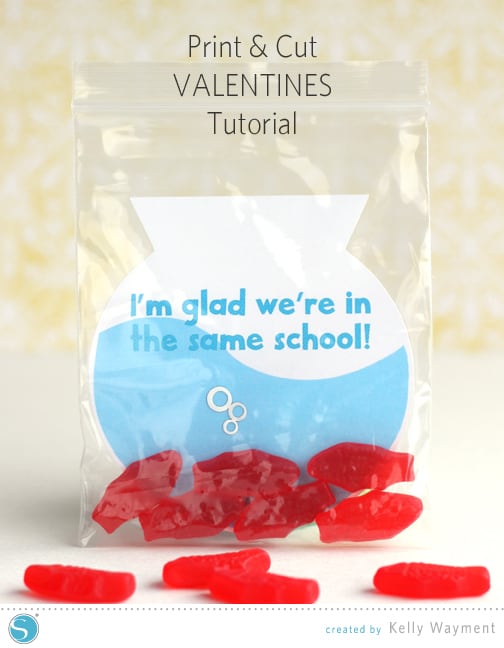 Fishy Valentines - Print and Cut - Finding Time To Create