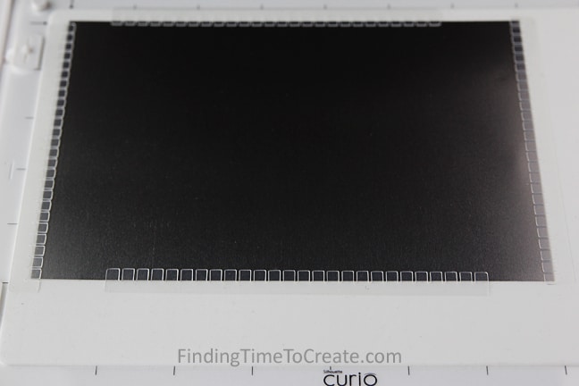 Metal stipple with Silhouette Curio | FInding Time To Create