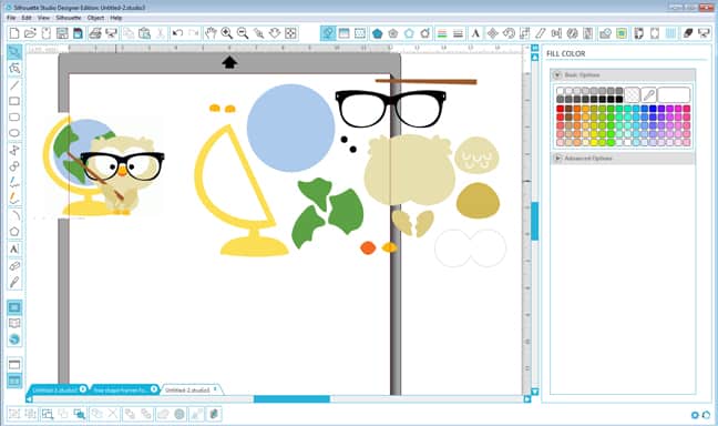 Student Owl Card - Print and Cut Tutorial for Silhouette Studio