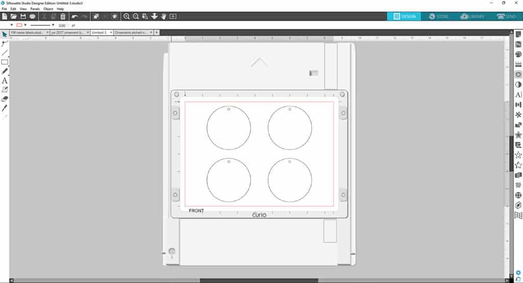 Try Etching Acrylic with Silhouette Curio