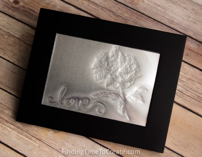 Stippled metal art by Kelly Wayment