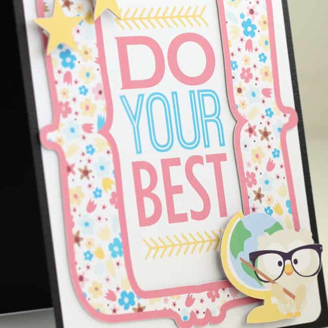 Student Owl Card - Print and Cut Tutorial for Silhouette Studio