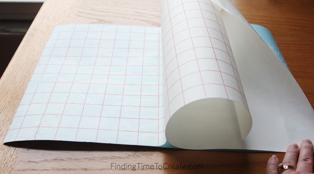 Transfer tape - cover weeded vinyl - Finding Time To Create